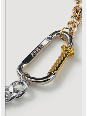 COLLANA COLUMN CARABINER, SV SILVER, small