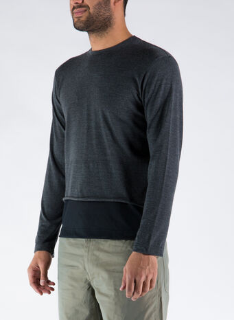 PULLOVER CDG SHIRT, GREY, small