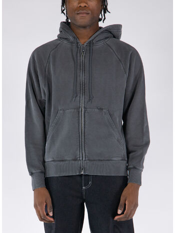 FELPA FULL ZIP TAOS, 654GD FLINT GARMENT DYED, small
