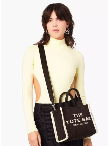 BORSA THE JACQUARD SMALL TOTE, 001 BLACK, small