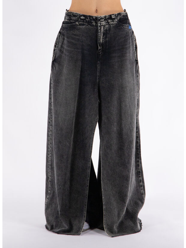 GONNA DENIM SKIRT LIKE, BLACK, large