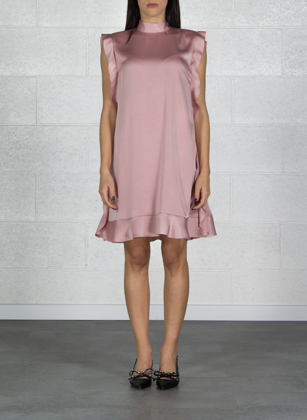 ABITO IN FLUIDO SATIN, R13ROSE, large