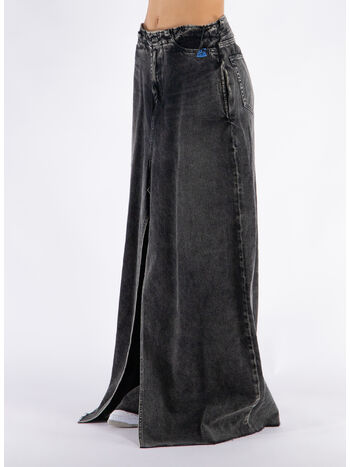 GONNA DENIM SKIRT LIKE, BLACK, small