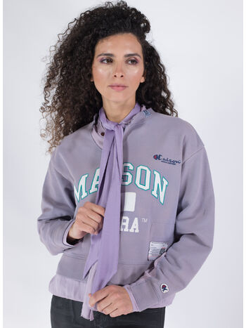 PULLOVER LAYERED, PURPLE, small