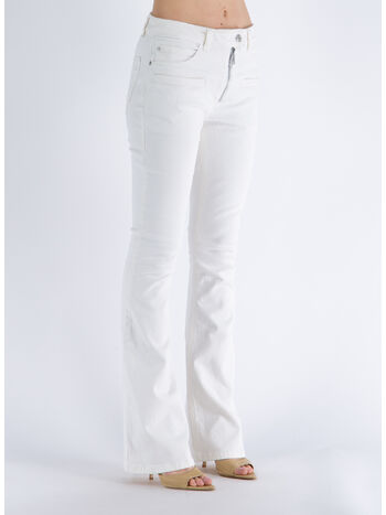 JEANS ZIPPER WHITE DENIM, 0001 HERITAGE WHITE, small