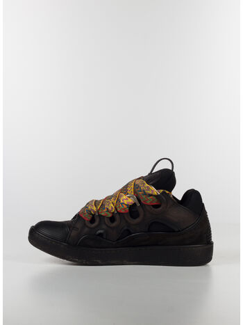 SCARPA LEATHER CURB, 10 BLACK, small