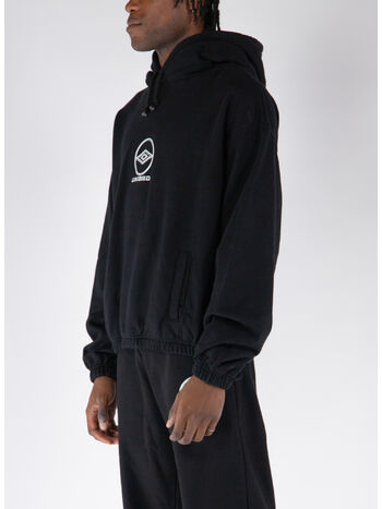 FELPA HOODIE MASKED, BLK0001 BLACK, small
