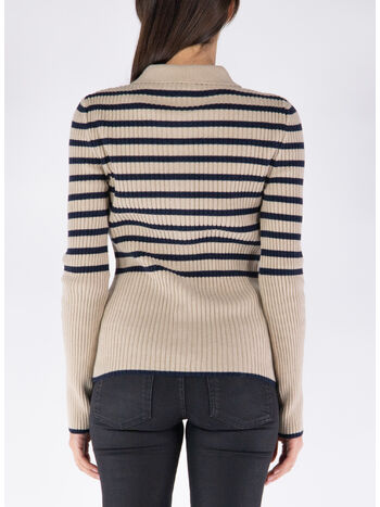 CARDIGAN MALLORY, TAS DARK NAVY/ECRU, small