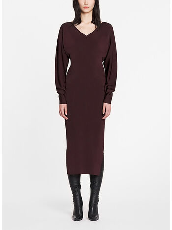 ABITO MIDI SIDE SLIT, 692 AMARENA, small