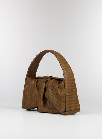 BORSA HERA BRAID, BROWN, small