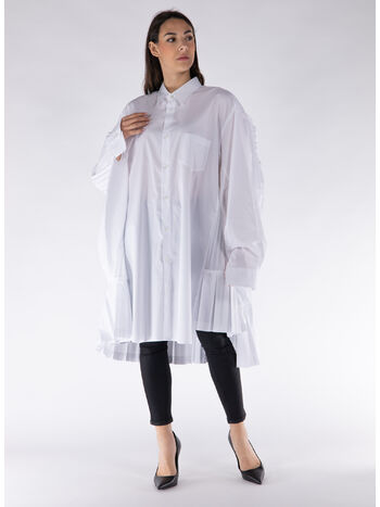 ABITO A CAMICIA OVERSIZE, WHITE, small