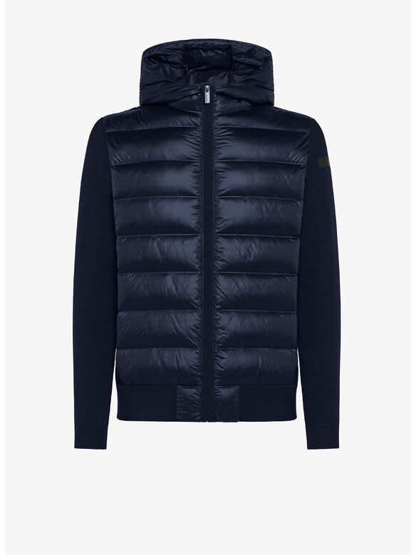 GIUBBOTTO AMOS PERLUPIN DUCK HOOD, 60 BLUE BLACK, medium