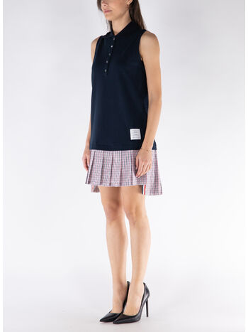 ABITO MINI CLASSIC PIQUE CHECK, , small