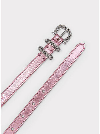 CINTURA KAT PINK METALLIC LEATHER, PI PINK, small