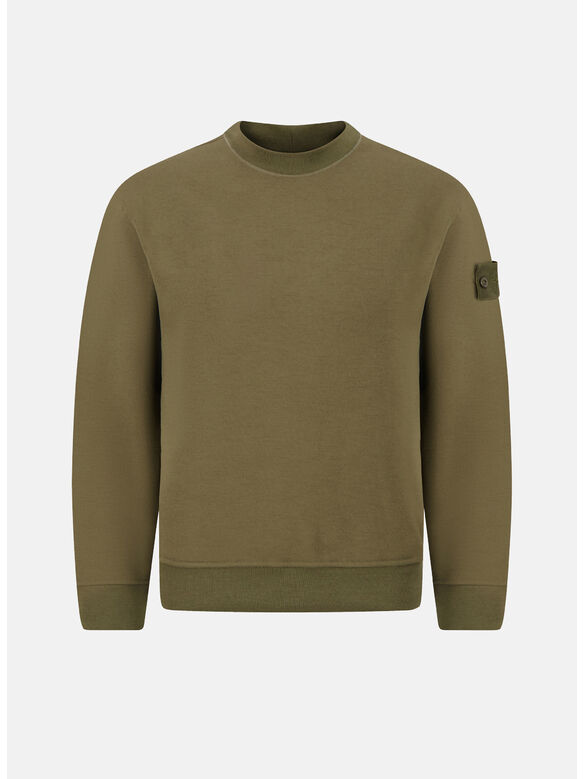 FELPA GIROCOLLO, V0054 MILITARY GREEN, medium
