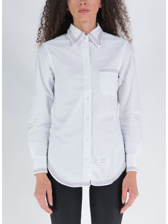 CAMICIA CLASSIC POINT COLLAR, 100 WHITE, medium