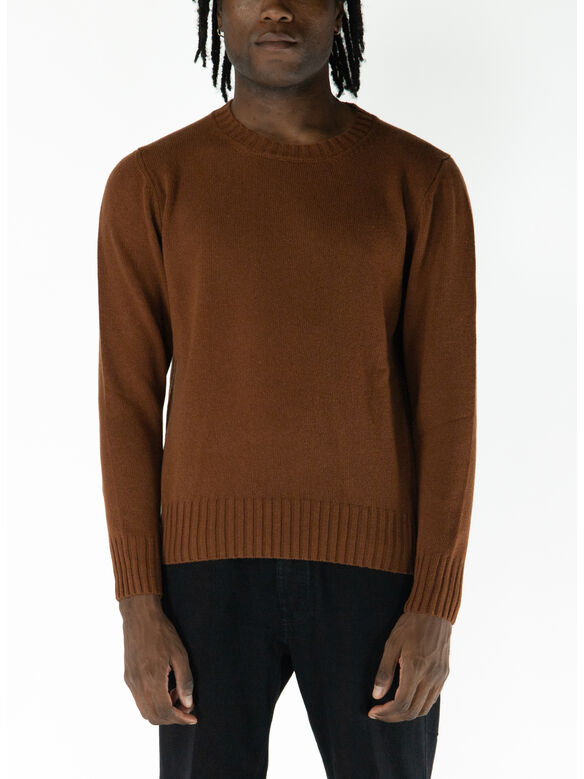MAGLIONE GIROCOLLO AAPPIO, 80 MARRONE, medium