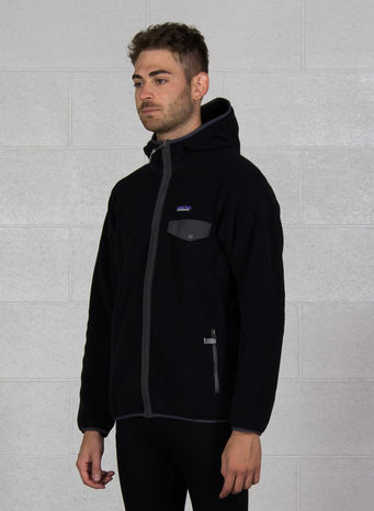 FELPA LIGHTWEIGHT SYNCHILLA SNAP-T FLEECE, BLACK, small
