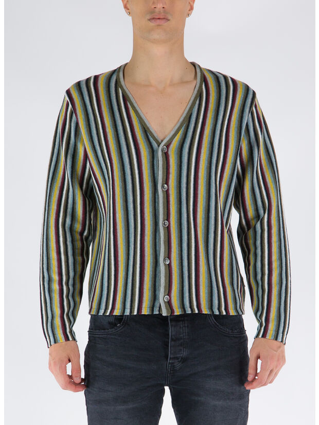 MAGLIONE STRIPE PATTERN, MULTI, large