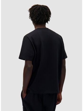 T-SHIRT HEART LOGO, BLACK, small