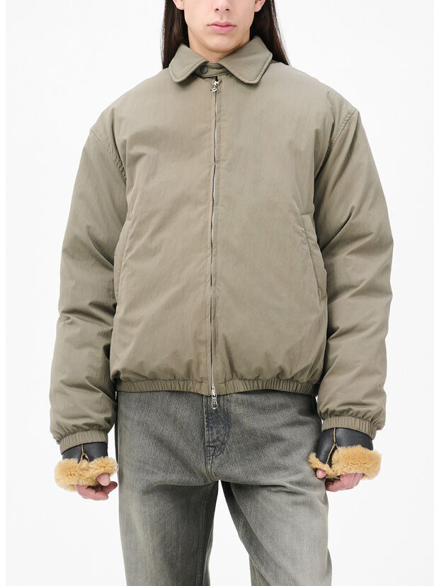 GIUBBOTTO AVENUE PUFFA, SOLARO SAGE TIDE COTTON NYLON, large