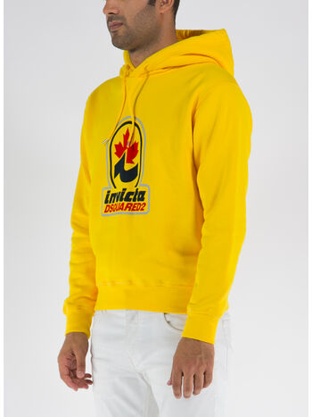 FELPA INVICTA COOL CON CAPPUCCIO, 173 YELLOW, small