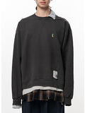 PULLOVER TRIPLE LAYERED, BLACK, thumb