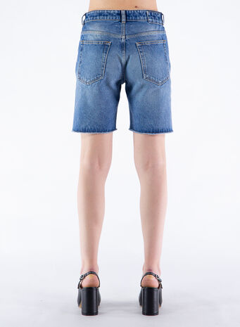 SHORTS IN DENIM, , small