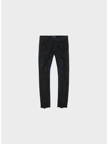 JEANS SUPER SLIM BLACK DENIM, BOP BLACK OIL SPILL, small
