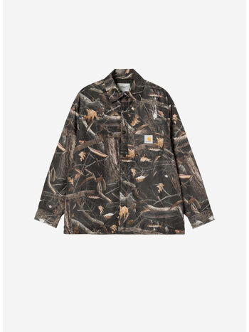 CAMICIA KANDLER, 3X5XX Camo Feather Tree, Black, small