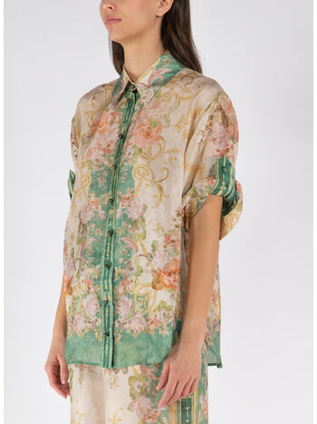 CAMICIA AUGUST, KHF KHAKI FLORAL, small