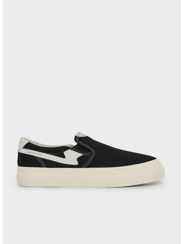 SCARPA LISTER S-STRIKE CANVAS, BLK-WHT, large