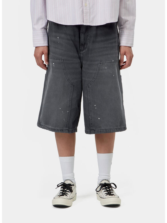 SHORT NIXON, 89EJ Black, destroy wash, splatter, medium
