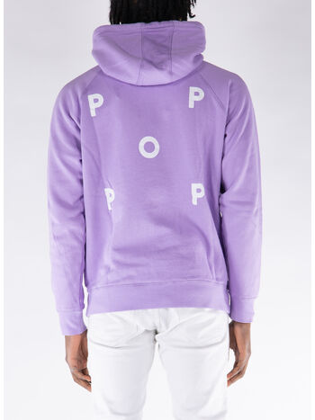 FELPA HOODIE LOGO, VIOLA, small
