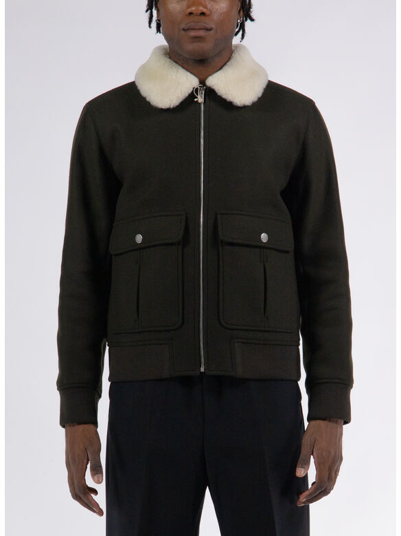 GIACCA BLOUSON NEW BEN, KAF  DARK GREEN, medium