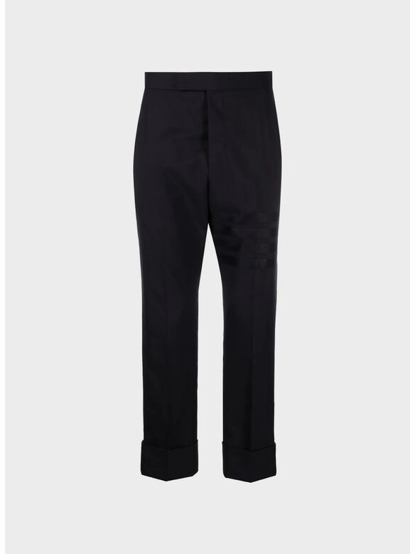 PANTALONE FIT 1 BACKSTRAP TROUSER IN ENGINE, 420 DARK BLUE, medium