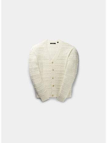CARDIGAN RAJIH, OFF WHITE, small