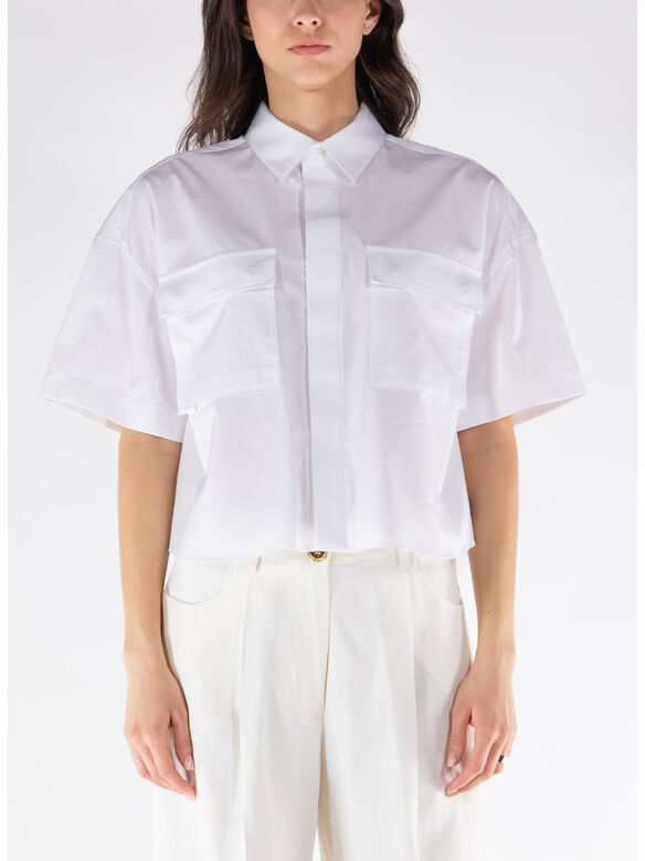 CAMICIA THOMAS MASON COTTON POPLIN, 151 OFF WHITE, medium