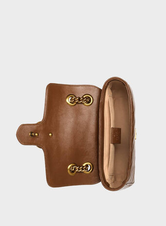 MINI BORSA A SPALLA GG MARMONT MATELASSÉ, 2535CUIRCUIR, small