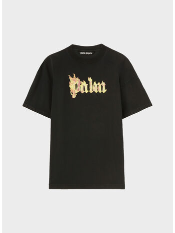 T-SHIRT BURNING LOGO, , small