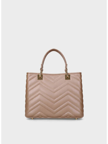 BORSA KRISSY WAVE M, LTL LIGHT TAN / LIGHT GOLD, small
