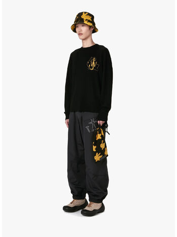 PULLOVER JWA BUNNY CREWNECK, 999 BLACK, small