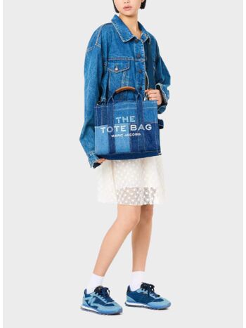 BORSA THE DENIM MEDIUM TOTE, 422 BLUE DENIM, small