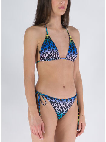 COSTUME TOP RECYCLED PRINTED STRING BIKINI, 999 MULTICOLOR, small