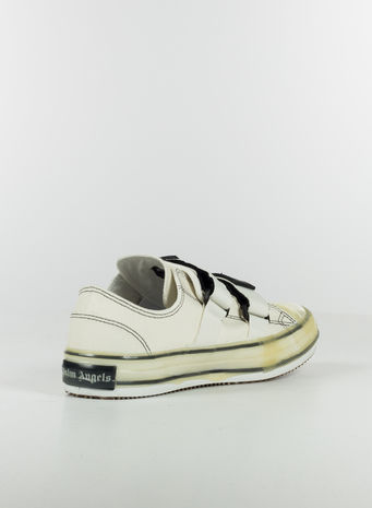 SCARPA BLACK VULCANIZED SNEAKERS, BLACK/WHITE, small