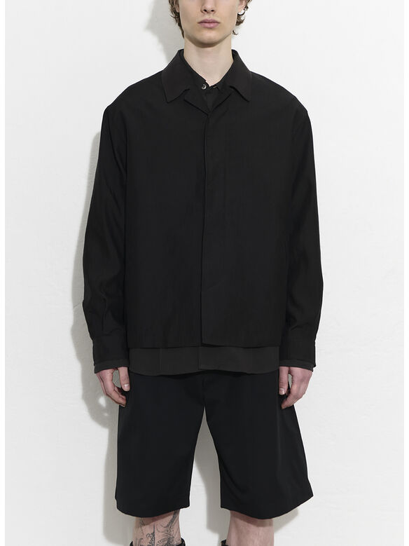 GIUBBOTTO PACK BLAZER, Soot Black Techflax, medium