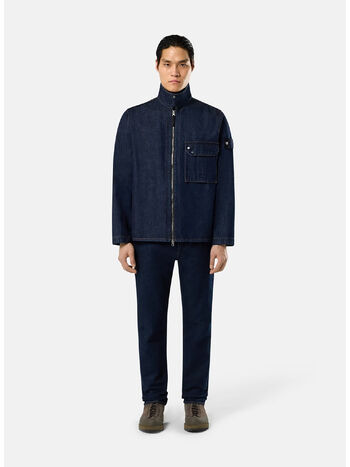 CAMICIA LIGHT BULL DENIM, VJ201 BLUE RINSE, small