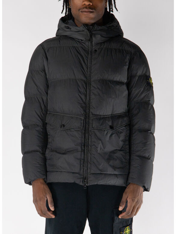 GIUBBOTTO SHORT PARKA CRINKLE REPS, V0062 LEAD GREY, medium