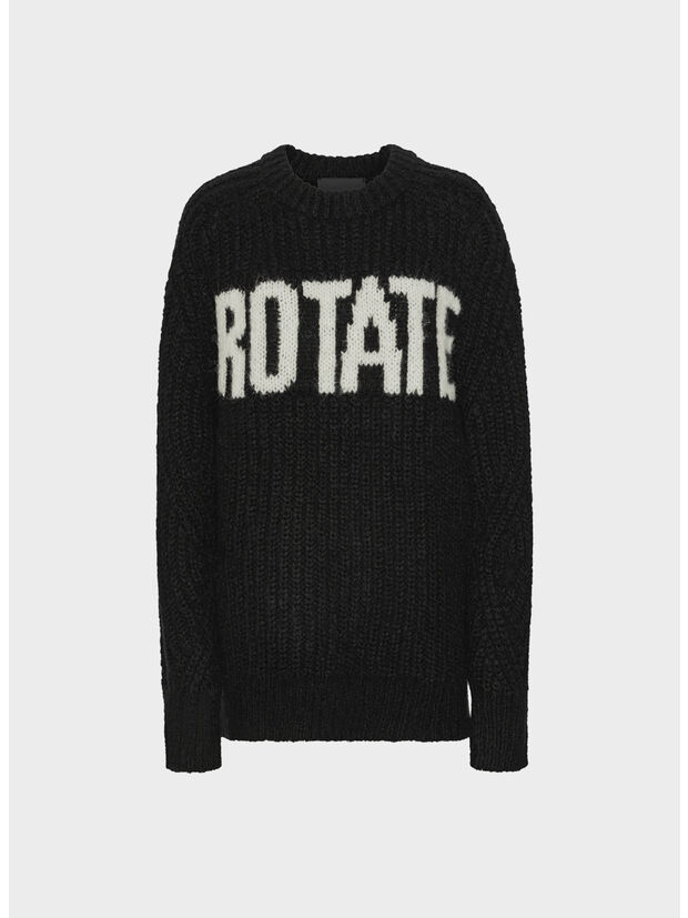 FELPA KNITTED, 100 BLACK, large