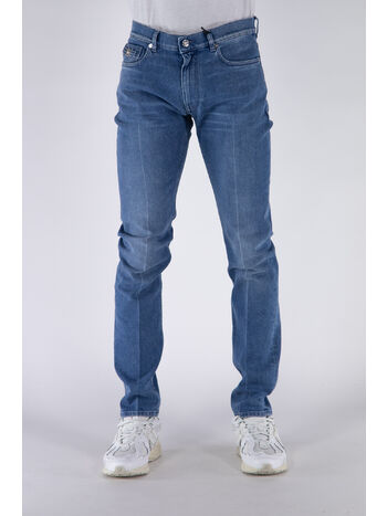 JEANS DENIM TAYLOR FIT, 1D520 WASHED MEDIUM BLUE, small